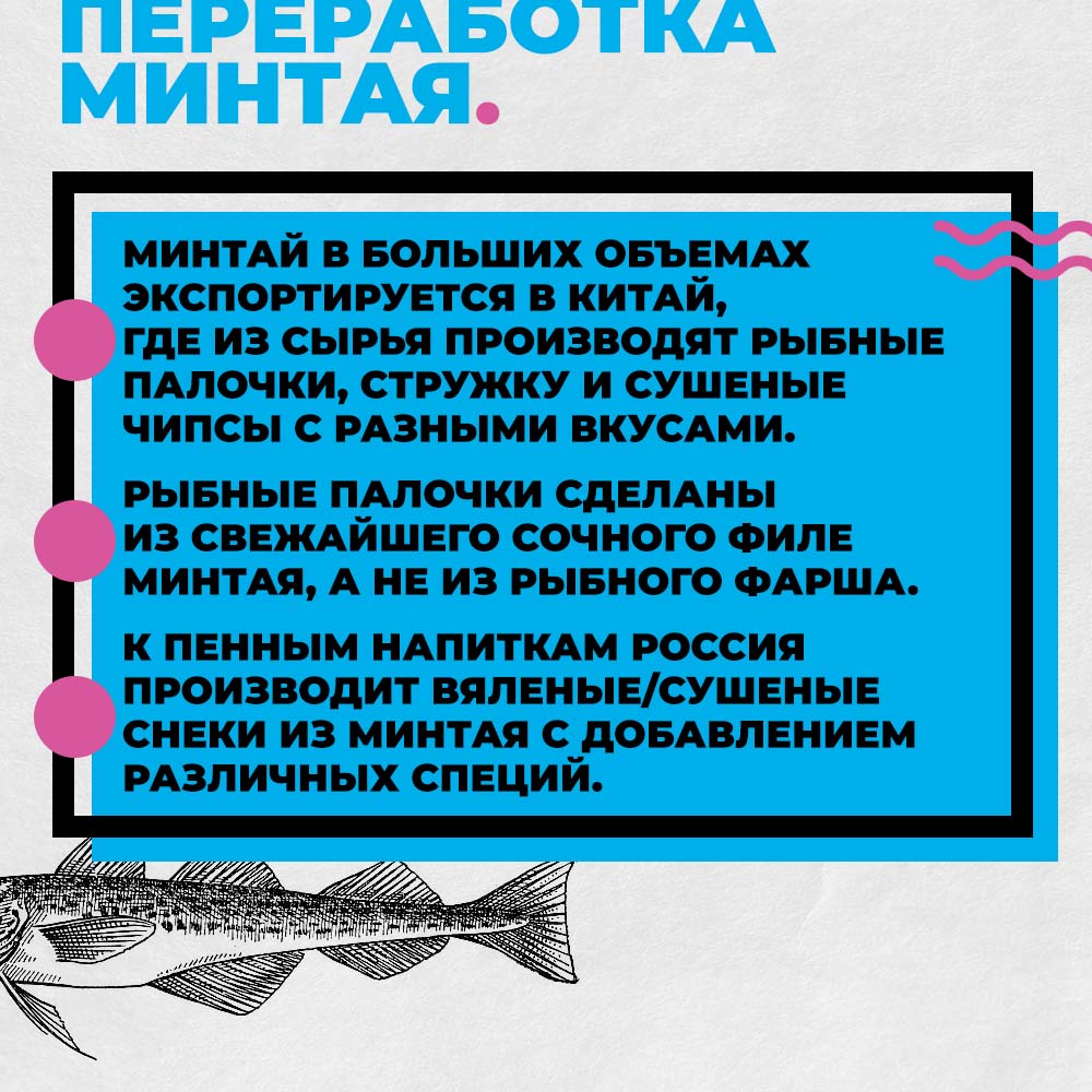 Рыбная энциклопедия: Дальневосточный минтай Defa group
