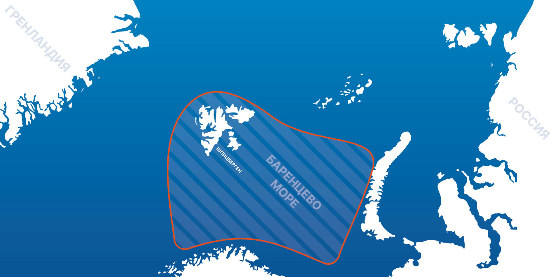 Карта вылова креветок ДЕФА Фишинг в Баренцовом море